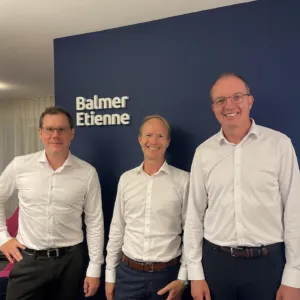 Bild vlnr Denis Glanzmann Daniel Isenegger Werner Pfäffli