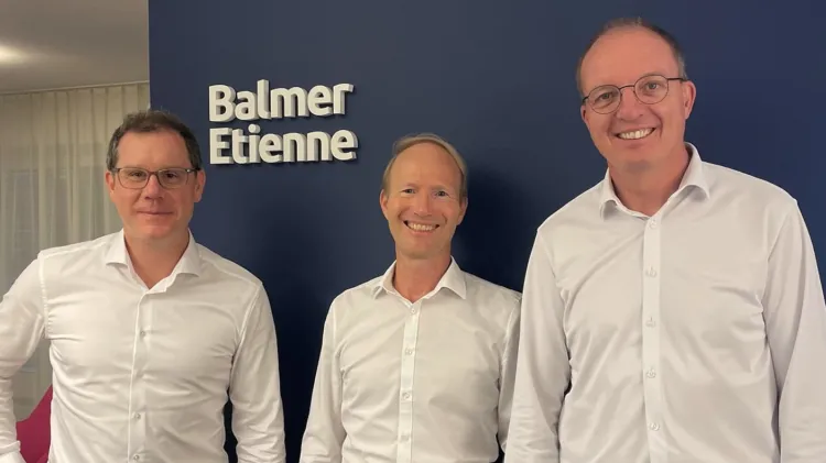 Bild vlnr Denis Glanzmann Daniel Isenegger Werner Pfäffli